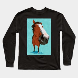 Nosey Horse Long Sleeve T-Shirt